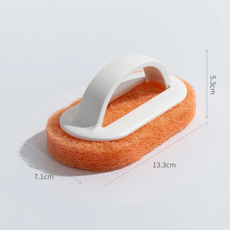 

Dishwashing Brush With Handle Thicken Fiber Powerful Decontamination Magic Sponge Cleaning Sponge Cleaning Tool Accessories