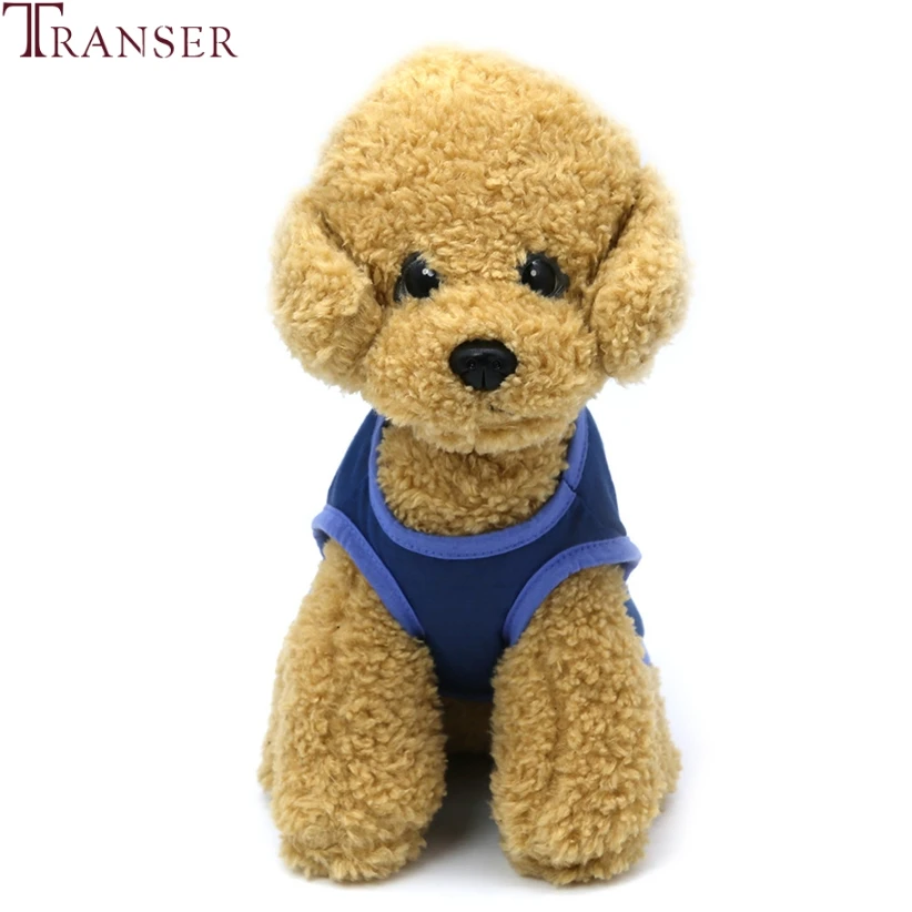 Одежда для домашних животных Transer Big Brother Blue Dog Products щенков с буквенным принтом