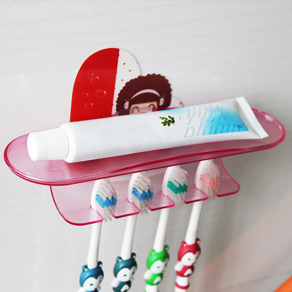 Настенный держатель для зубной пасты Зубная щетка SpinBrush держатель с присоской настенное крепление подставка повесить стойку дома Ванная комната Семья ящик для хранения