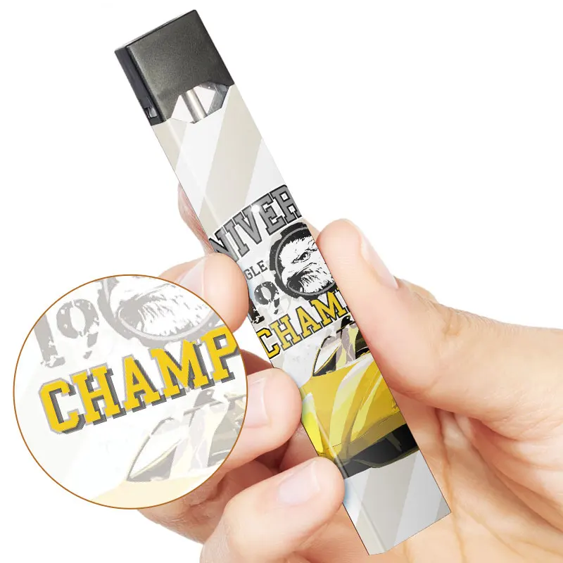 

Vintage Car Motorcycle Eagle No Fade Sticker For Juul E Cigarette Protective Skin Case Cover 1pc/lot