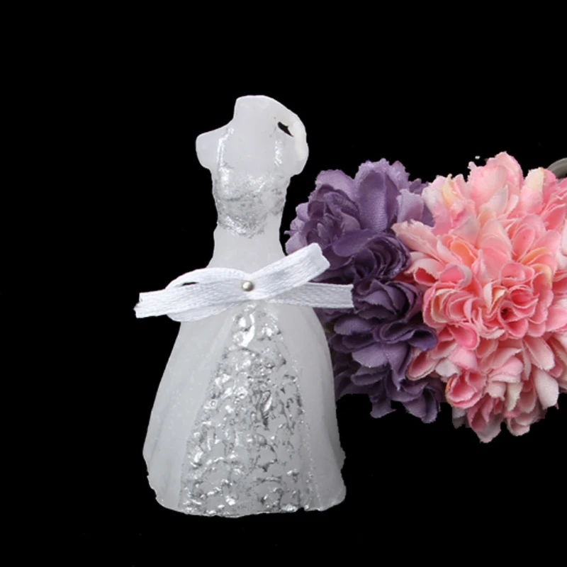 Happstuustoy элегантная Свадебная Свеча в коробке форме невесты Свадебные сувениры