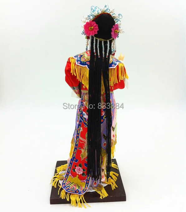 Китайская традиционная шелковая фигурка ручной работы коллекционная китайская