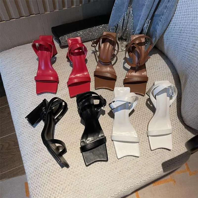 

Women's Sandalies Fashion Women High Heels Sandals Open Toe Summer Shoes For Woman New 2021 Sexy Pumps Ladies Party Shoes
