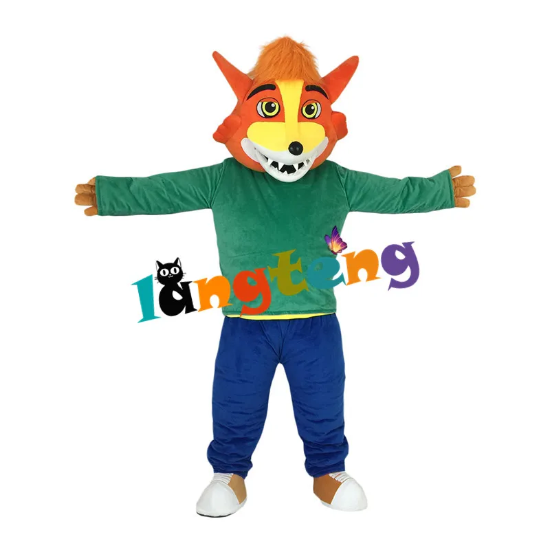 

891 Colored Fox Mascot Costumes Theme Mascotte Carnival Adult Kid Size Free Shipping Adult Character