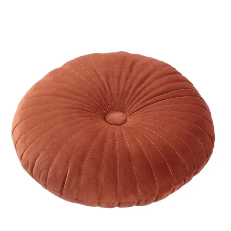 

Madream Nordic Chair Throw Pillows Candy Color Round Pumpkin Pattern Pillows Decor Home Living Room Decoration Sofa Pillow Cover