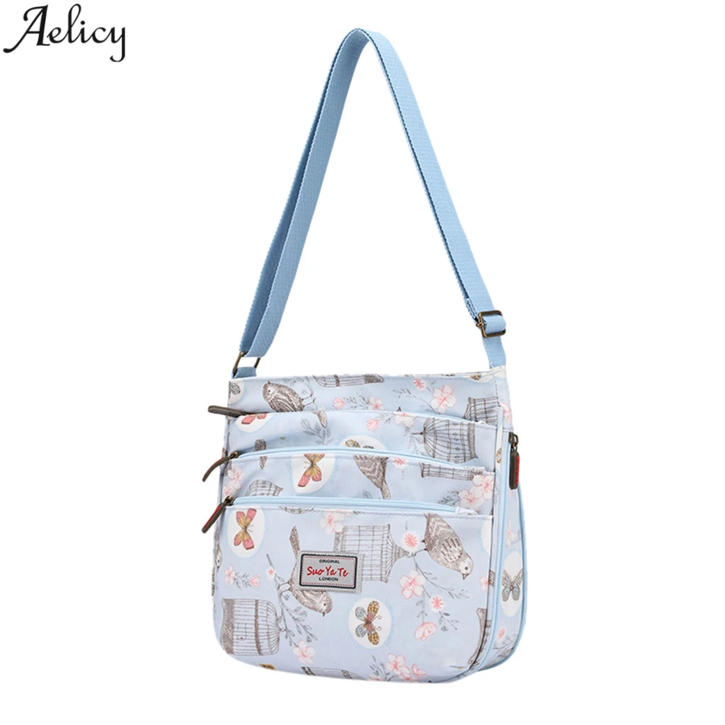 Aelicy нейлоновый принт кроссбоди женская мода Кантри Стиль Кроссбоди легкий