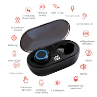 new y50pro tws bluetooth earphone 5 0 wireless headset waterproof deep bass earbuds sport earphones true wireless stereo