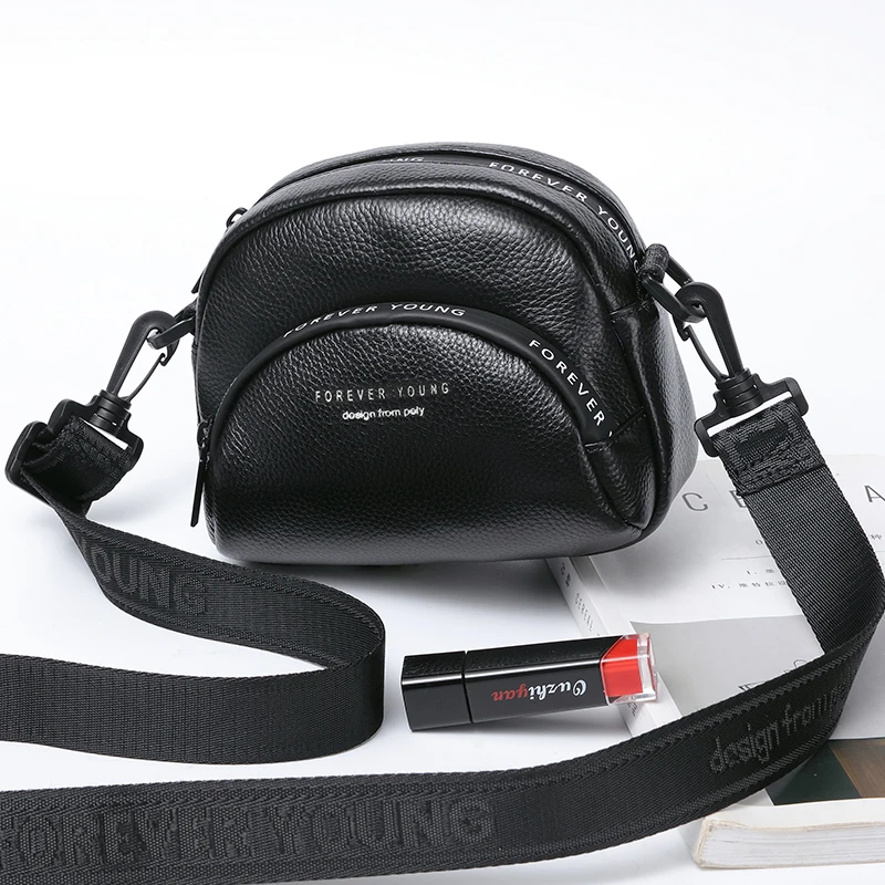 Повседневная женская сумка через плечо Wmnuo мягкие мессенджеры из натуральной