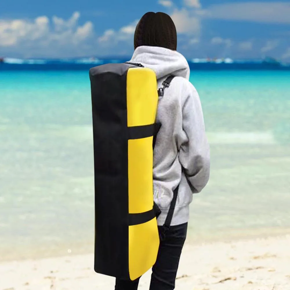 Outdoor waterproof bag large capacity diving long fins bag fins storage bag swimming beach wet and dry separation waterproof bag