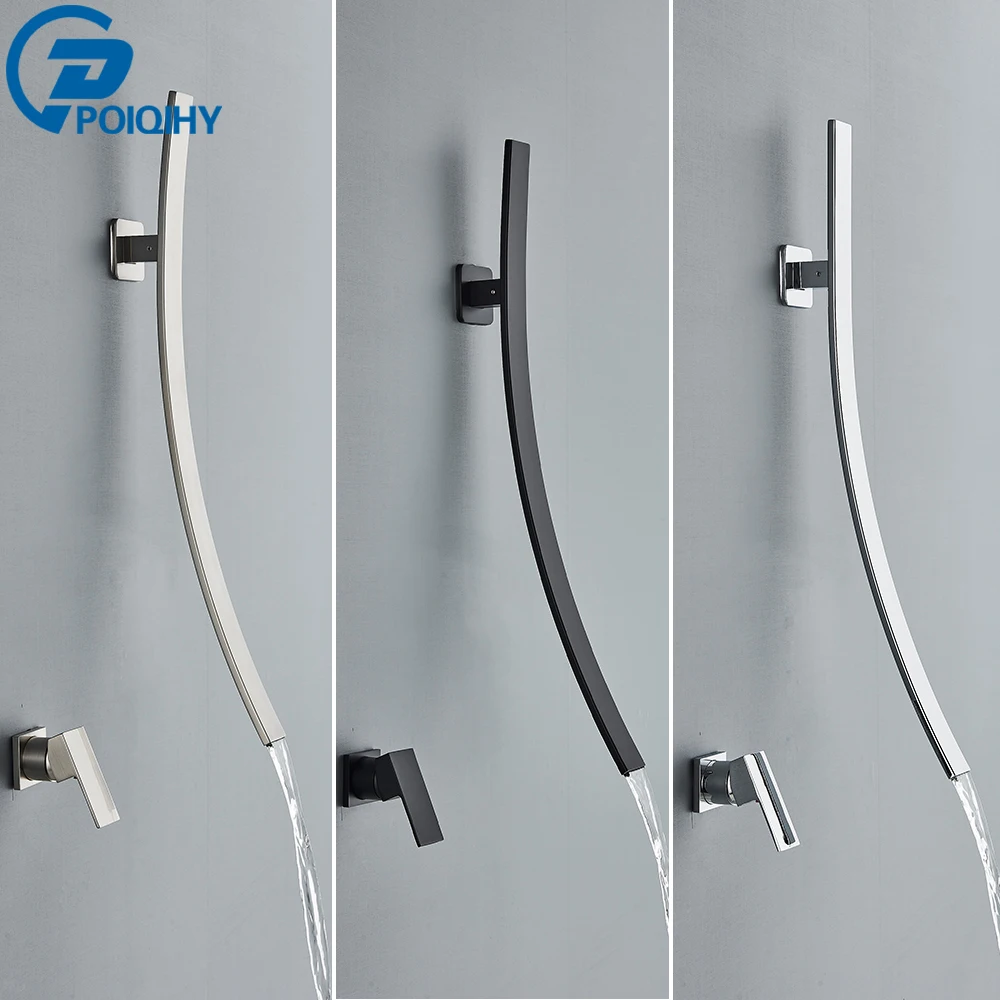 27 5 дюймов смеситель для раковины кран настенный ванной с одной ручкой Горячая