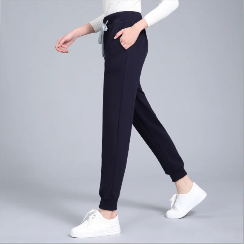 Осень зима 2021 женские теплые кашемировые брюки ночные для отдыха пижама сна