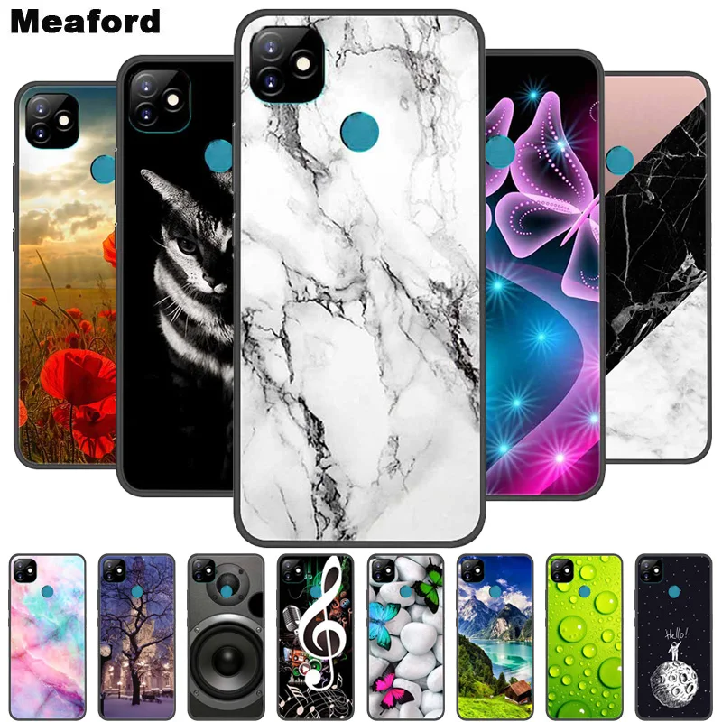 

For ITEL Vision 1 Case Marble Soft Silicone Back Case for ITEL Vision 1 Phone Cover for ITEL Vision1 Vision 1 Coque Funda Bag