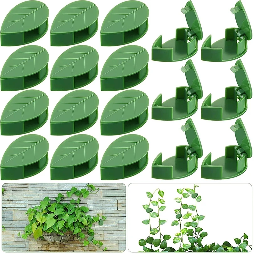 

10pcs Plant Fixture Clip Plant Climbing Wall Self-Adhesive Fastener Tied Fixture Vine Buckle Hook Garden Plant Wall Climbing