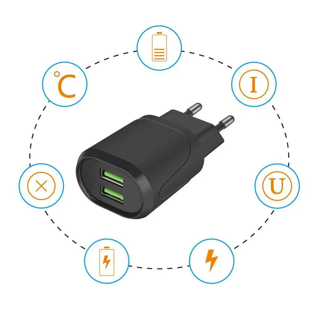 Новое поступление USB AC настенное зарядное устройство Европа Путешествия адаптер