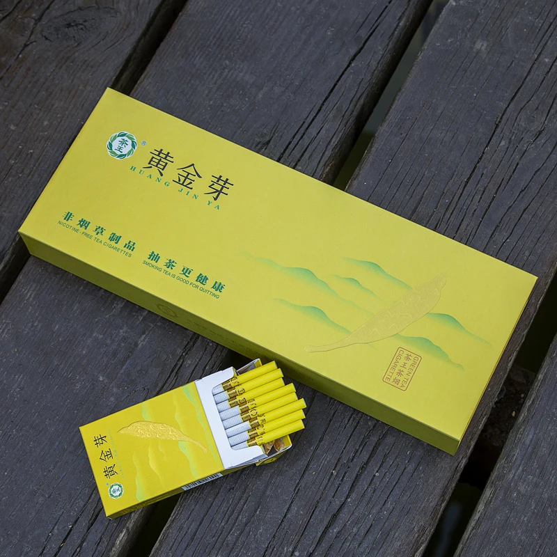 Травяной чай дым тонкая сигарета золотой 10 упаковок для мужчин и женщин