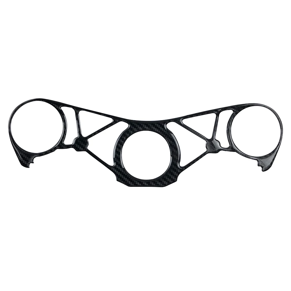 Carbon Look Motorcycle Top Triple Clamp Yoke Sticker For YAMAHA R1 YZF1000 2009 2010 2011 | Decals & Stickers
