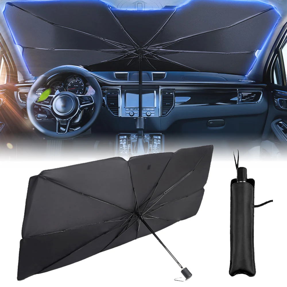 

Car Interior Accessories Auto Parasols Windshield Window Sunshades Umbrella Parasol Coche Sun Shade Visor Cover UV Protection