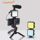 Штатив для селфи Jumpflash Vlog, Трипод с дистанционным управлением и встроенным микрофоном