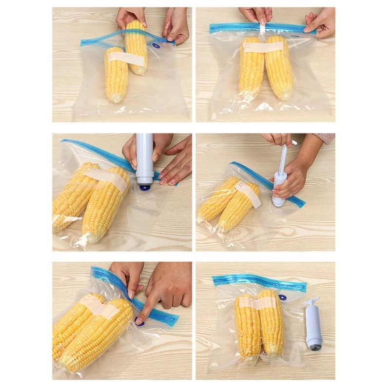 

Manual Vacuum Bag Suction Air Pump Food Seal Storage Pouch Compression Pump Tool