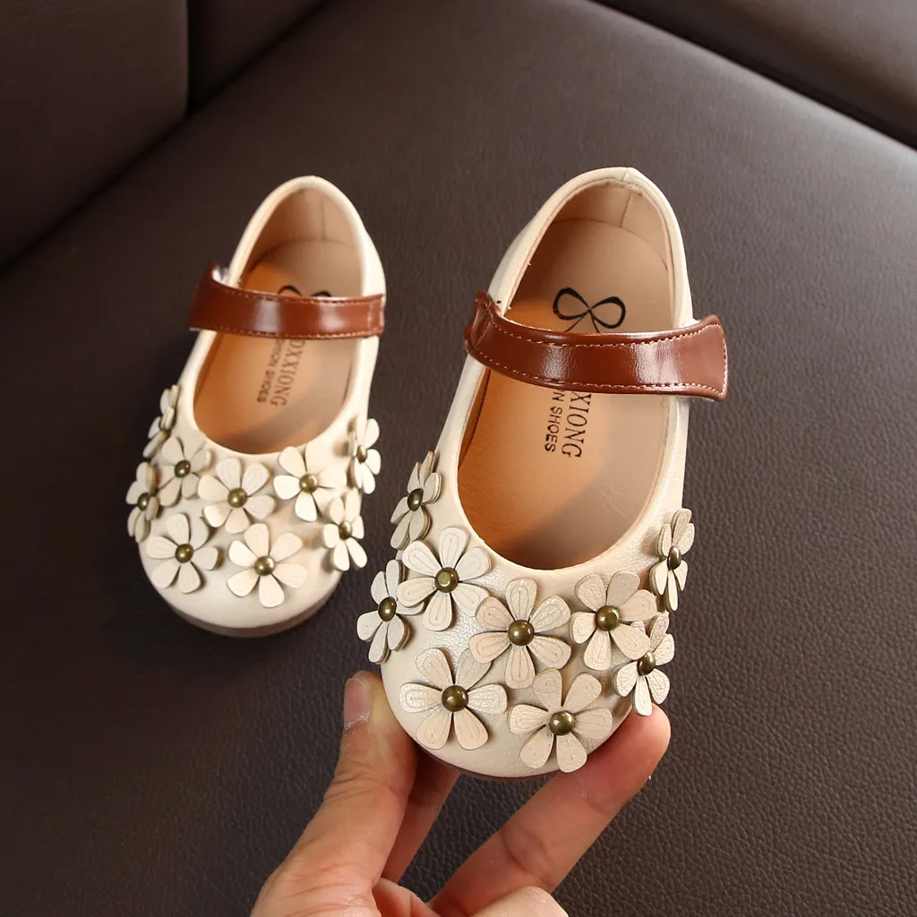 Girls Shoes Summer Children Bohemian Casual Flower Sandals Princess Flat Shoes Sandalia Infantil Toddler Flats Kids Shoes