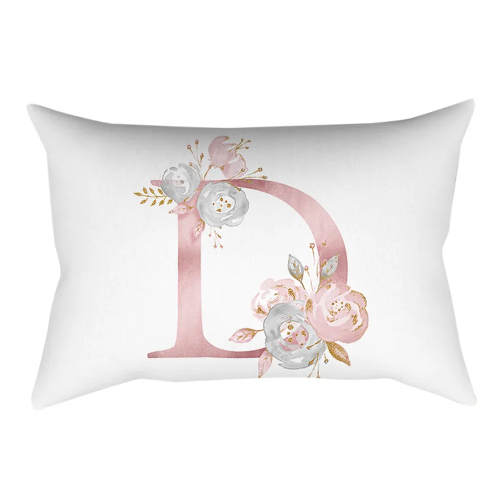 

30x50 cm Kinder Zimmer Dekoration Brief Kissen Englisch Alphabet pillowcases Rose gold letters pillowcase Decorative kussensloop