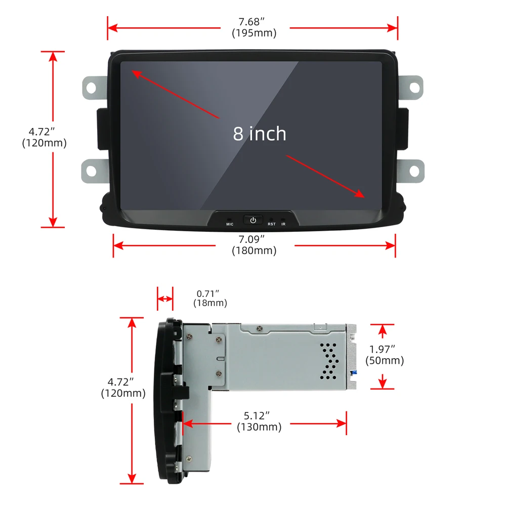 Bosion Android 10 Авто Радио 1 din для Duster/Dacia/Sandero/Logan/Captur/Lada/Xray автомобильный