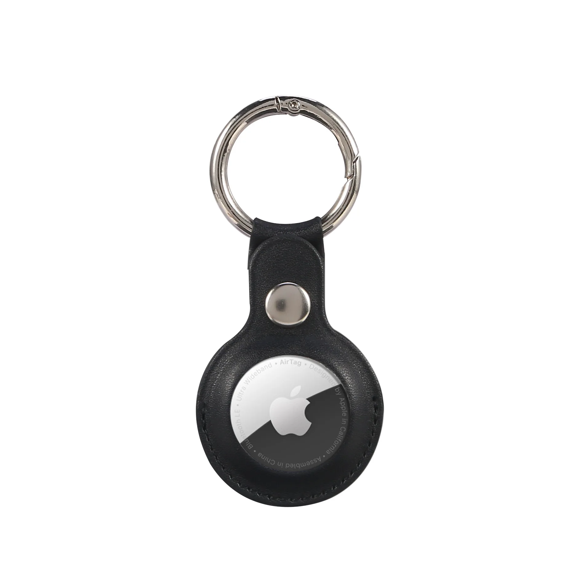 

Leather Airtag Case for Apple Airtags Protective Cover for Airtag Locator Tracker Anti-lost Device Sleeve Key Charm Luggage