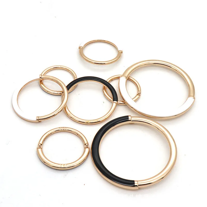 Металлическая круглая пряжка из сплава для сумки пальто декоративные поделки