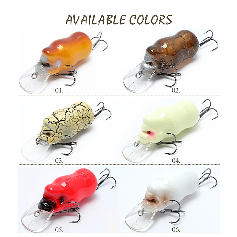 Басовая Рыбная приманка вобблер плавающая японская блесна воблеры светящиеся