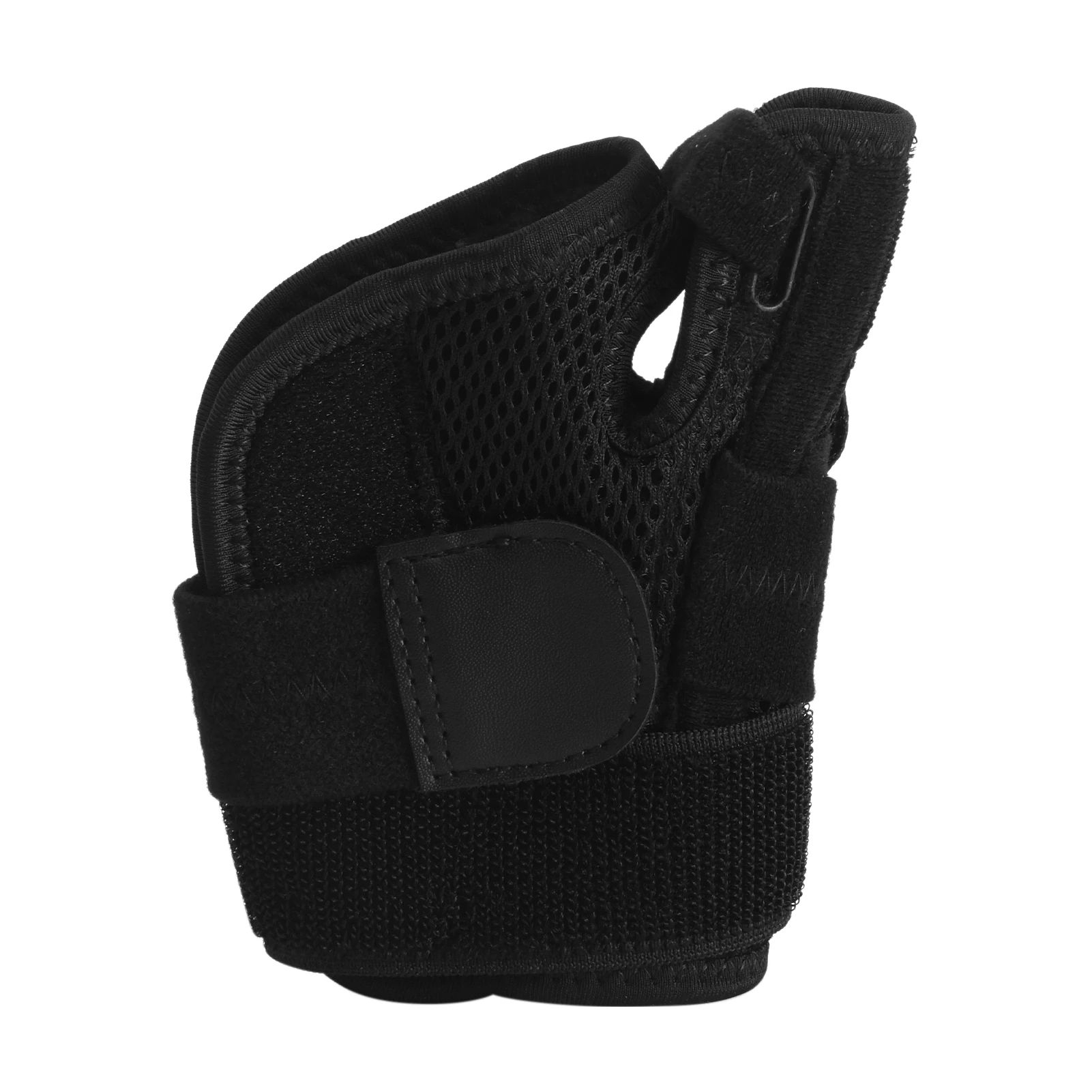 

Ремешок для большого пальца для мужчин и женщин, удобный регулируемый спортивный браслет с запястьем, с прочным застежкой-туннелем, цвет че...