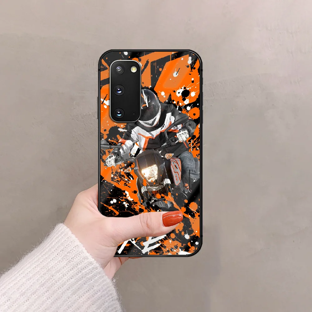 

Motorcycle Moto Phone Tempered Glass Case Cover For Samsung Galaxy A M 10 12 20E 21 31 40 50 51 52 70 71 72 Etui Tpu Black