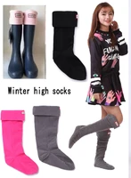new winter high cotton socks ladies knee socks floor socks warm ladies plush boots padded socks ladies long