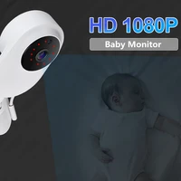 hd baby monitor two way audio video talk baby monitor with music lullaby melody infant kids security monitoring baby camera