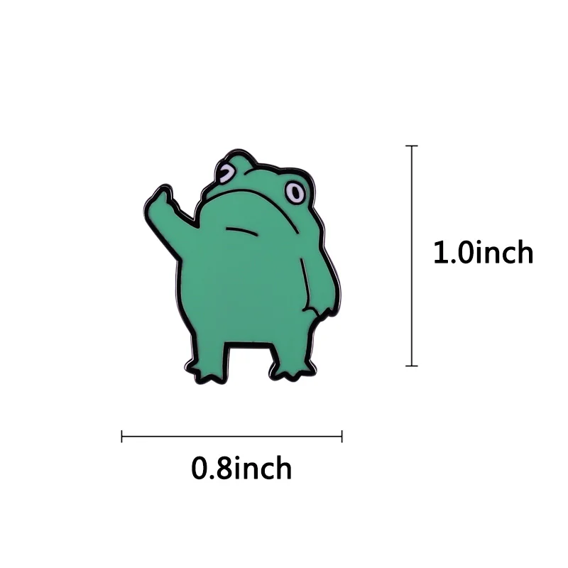 Зеленый значок Frrog не так легко быть зеленым. | Украшения и аксессуары