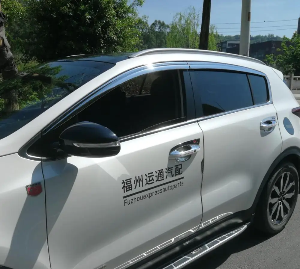 ABS хромированный оконный козырек Vent Оттенки Солнце Дождь гвардии аксессуары для