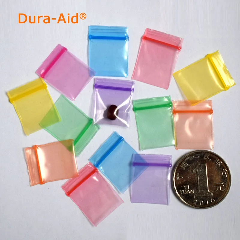 1000 шт 4x5 см разные цвета маленький размер самозапечатывающийся замок на молнии