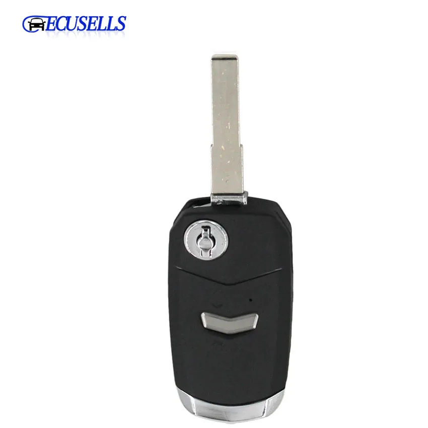 Чехол с заготовкой ключа для Fiat черный чехол брелок 1 Кнопкой|Ключ от авто| |
