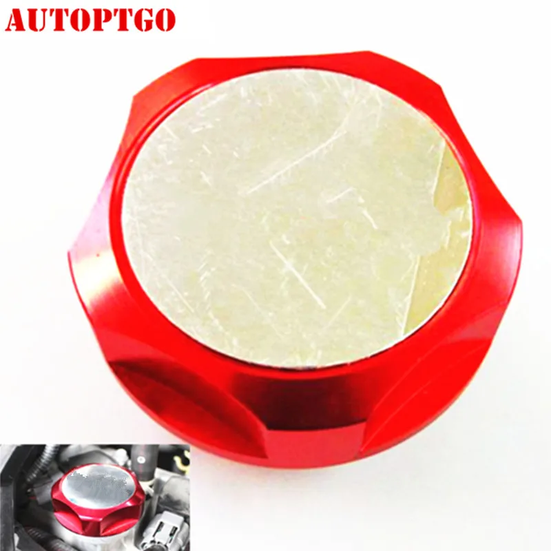 Красный Алюминиевый автомобильный гоночный клапан двигателя масляный