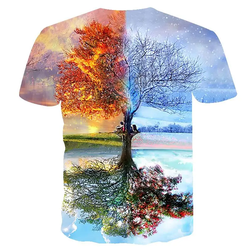 

2020 harajuku men t shirt New Arrivals Men/Women 3d T-shirt Print Forest Trees Quick Dry Summer Tops Tees hip hop Brand Tshirts