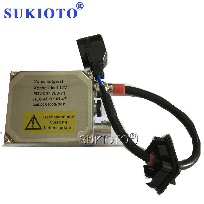 Ксеноновый балласт для фар SUKIOTO H4 D2S D2R сменный Audi A3 A4 A6 5DV 007 760 71 4B0 941 471 4B0941471|Лампы