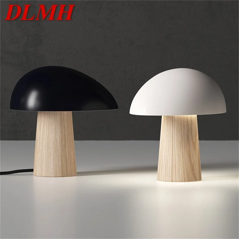 

DLMH Creative Table Lamps Modern LED Mushroom Desk Light for Home Bedroom Decoration