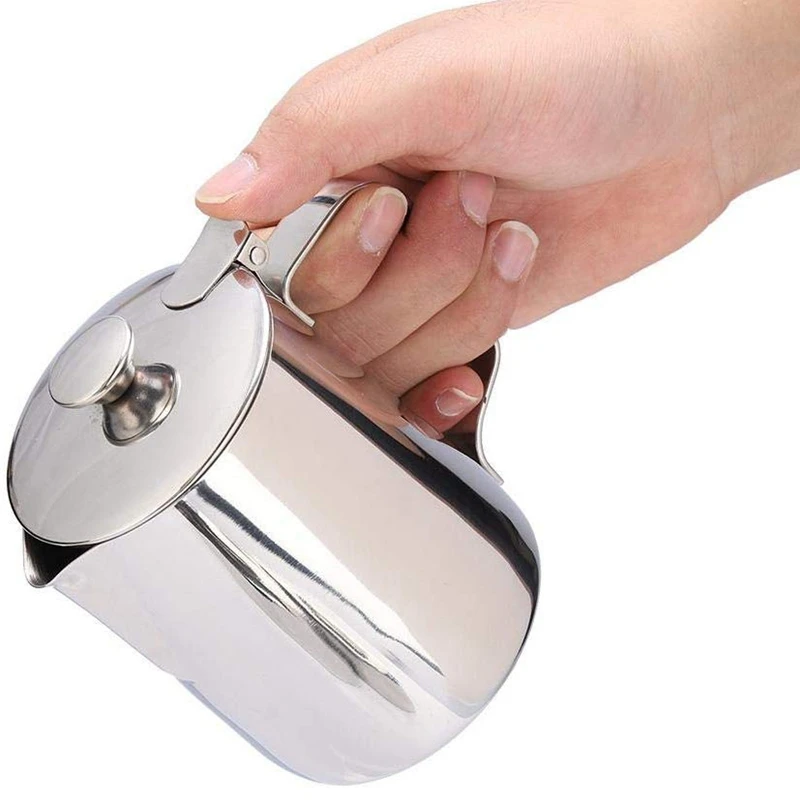 Кувшин для взбивания молока из нержавеющей стали 304 контейнер пены кофе чашка