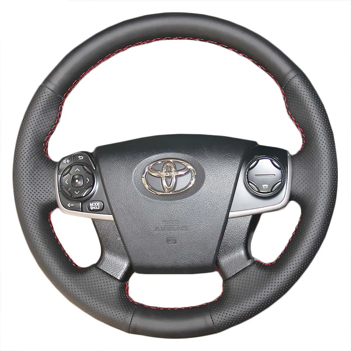 PONSNY Artificial Leather Car Steering Wheel Covers Case for Toyota Camry 2015 Micro Fiber Hand-stitched Cover | Автомобили и