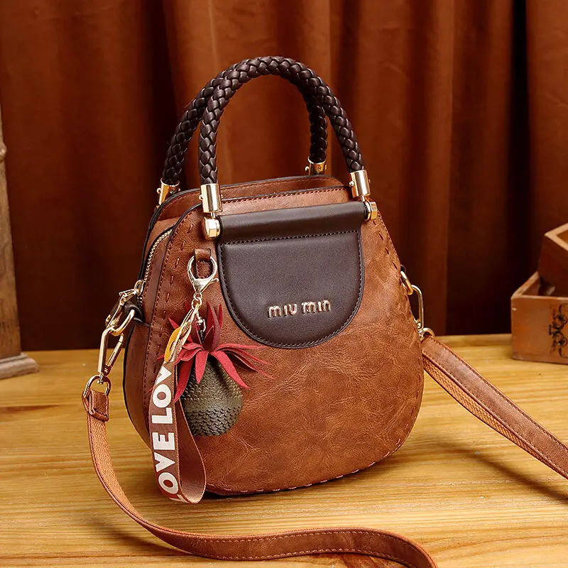 

Bag Women's 2020 New Trendy All-Match Genuine Leather Cowhide Handbag Ins Popular Women's Bag Single-Shoulder Crossbody Bag