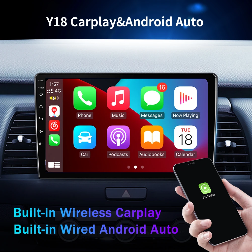 2din Android 10.0 Car Radio Auto Multimidia Video Player Navigation GPS For Mitsubishi Outlander 3 2012-2019 10 Inch Head Unit | Автомобили