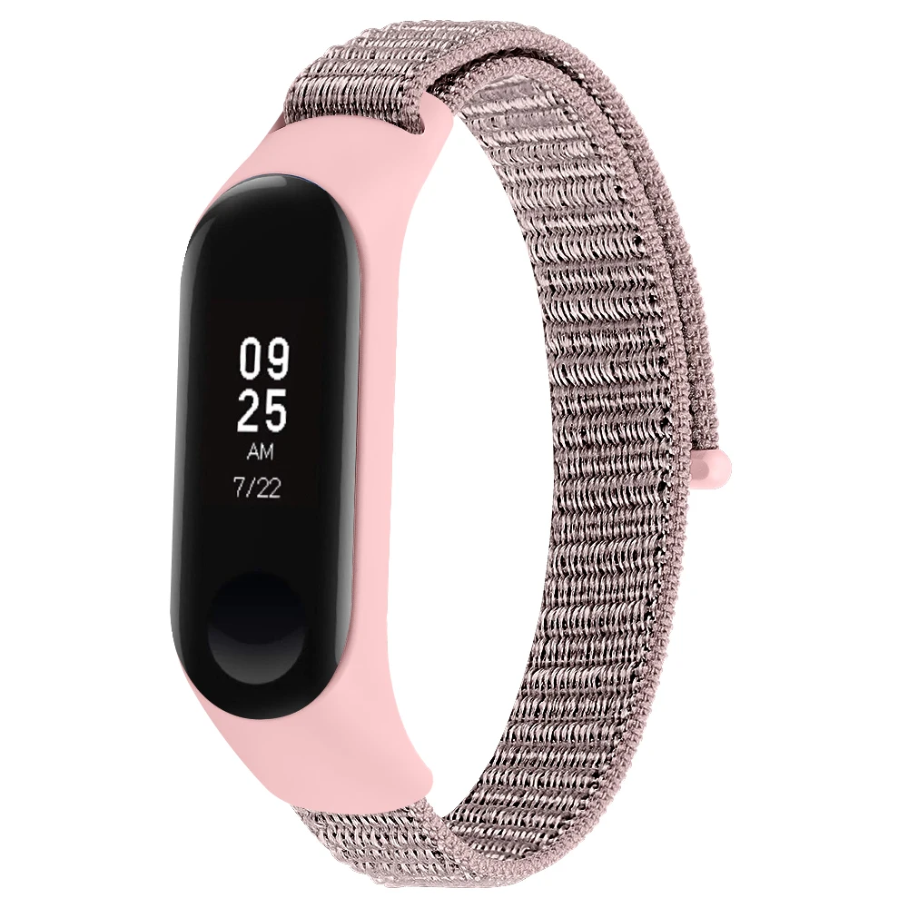 OULUCCI нейлоновый ремешок для xiaomi mi band 4, спортивный дышащий ремешок, аксессуары, сменный ремешок для mi band 4/3, браслет