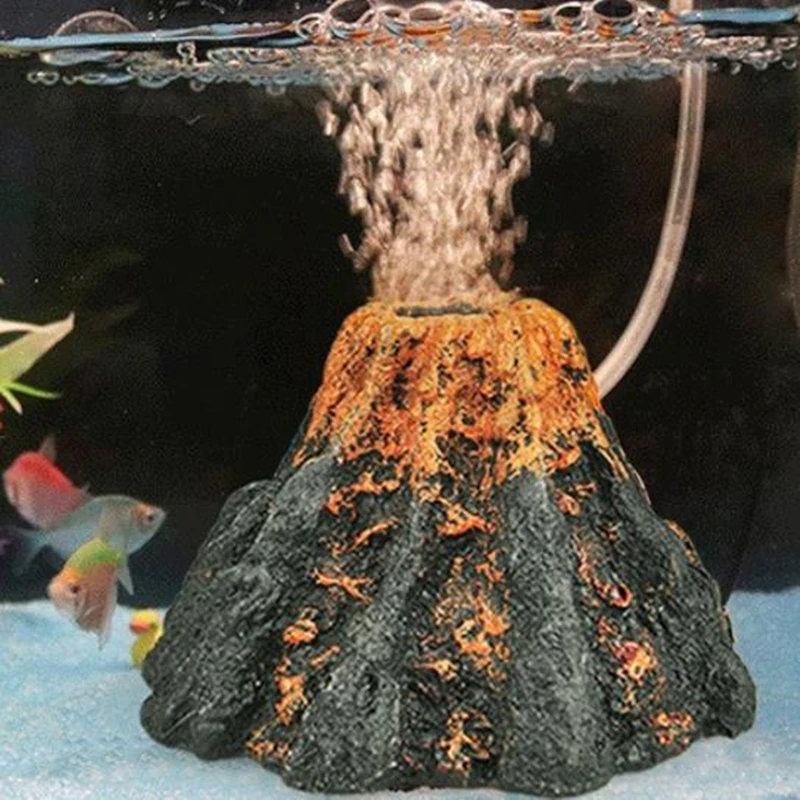

1 Pcs New Air Stone Fish Tank Aquarium Decoration Landscaping for Fish & Aquatic Pets Simulation Volcanic Pet Supplies