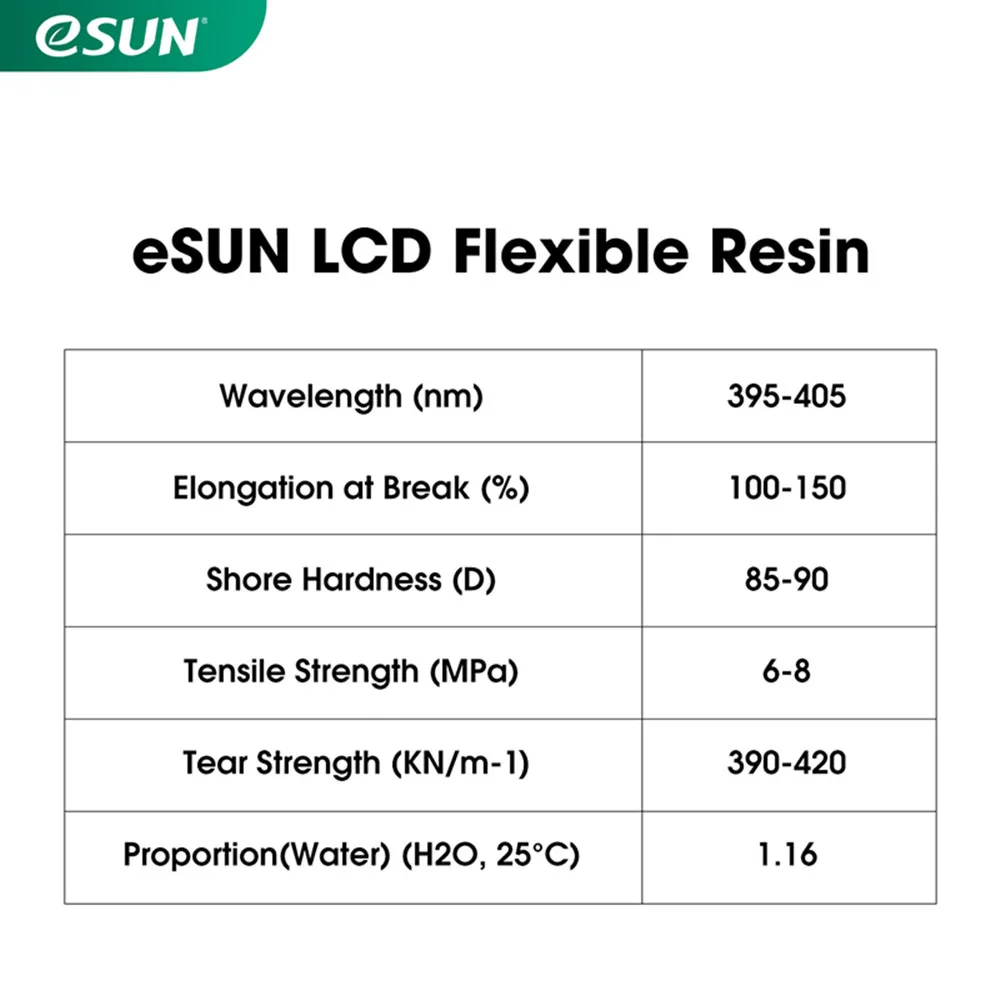 Распродажа! eSUN LCD УФ 500 нм смола для 3D принтера из ТПУ Гибкая фотонного