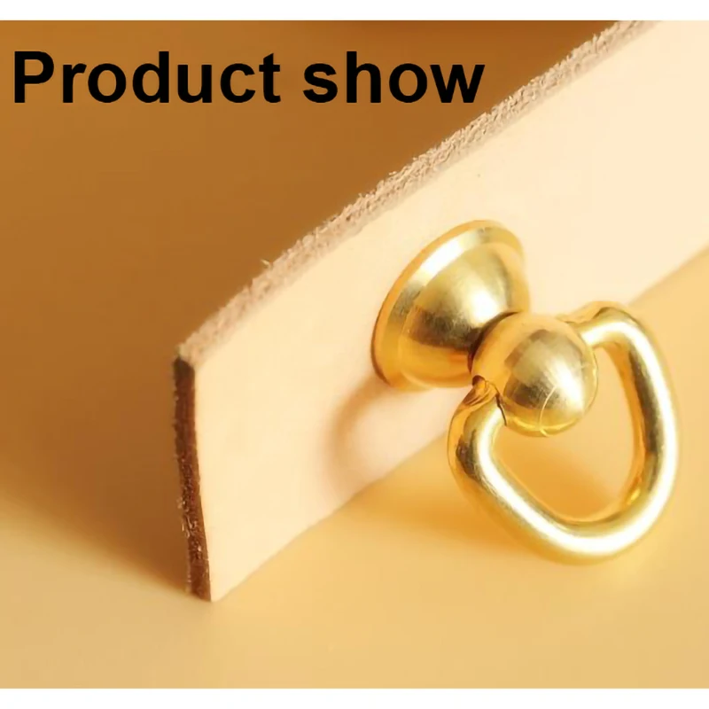 Латунный материал круглые кольца шпилы в стиле панк латунные заклепки для одежды