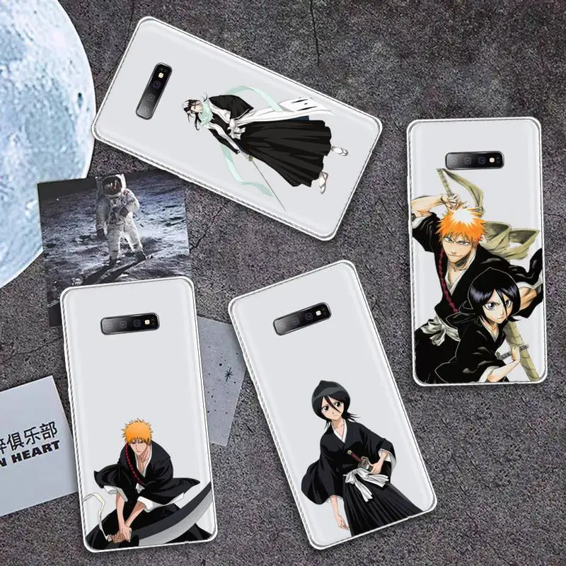 

Bleach Japan anime Phone Case Transparent For Samsung Galaxy A S 7 8 11 21 50 30 71 81 51 90 5G 20 E Ultra M60S